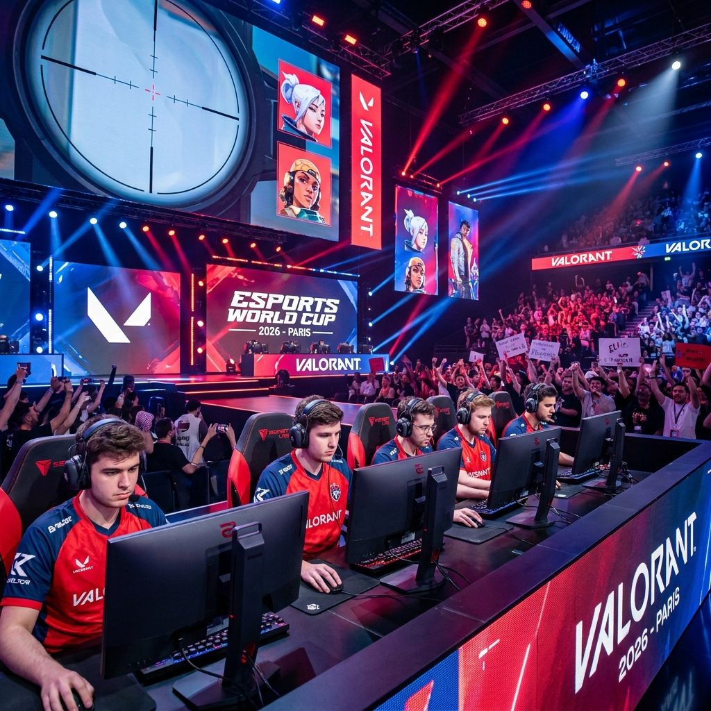 VALORANT players competing at Esports World Cup 2026 Paris